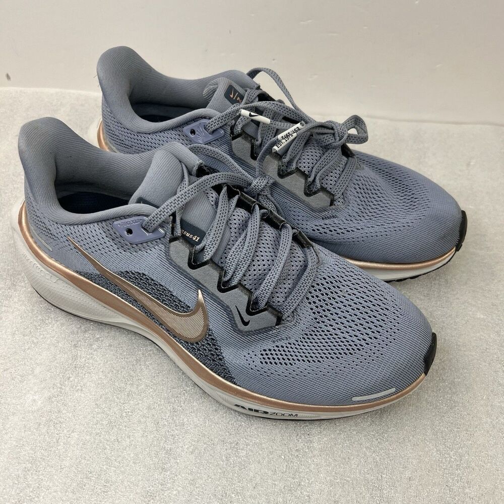 NIKE AIR Pegasus Women’s Sz 7 Athletic Running Shoes Sneakers Blue/Rose Gold